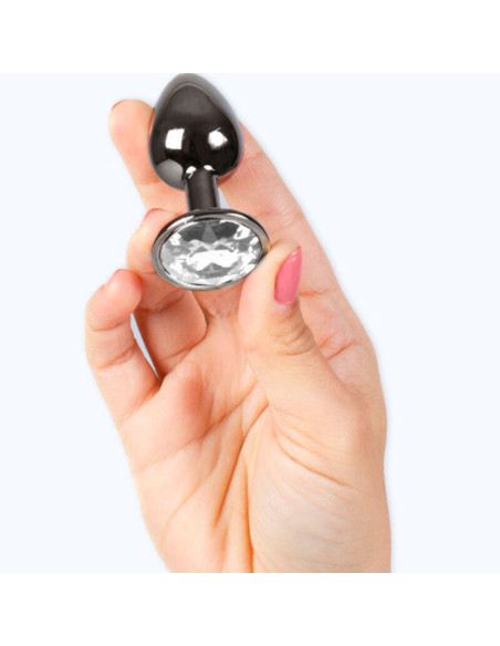 SECRETPLAY - GUNMETAL BUTT PLUG SMALL SIZE 7 CM