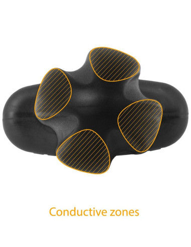 ELECTRASTIM - TARTARUS ANAL PLUG QUADRIPOLAR SILICONE BLACK