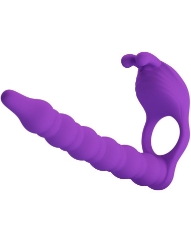 PRETTY LOVE – „Blackney“ penio žiedas su violetiniu vibratoriumi