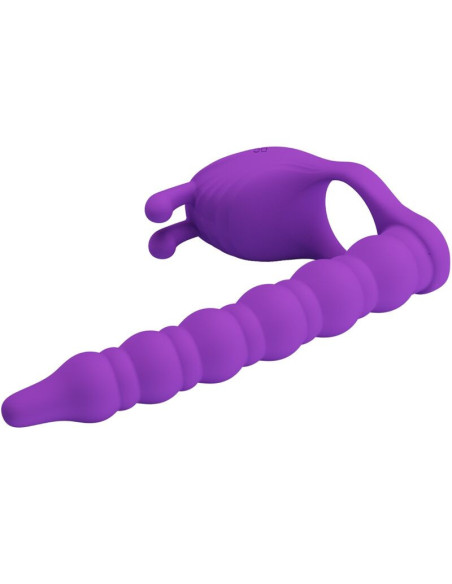 PRETTY LOVE - BLACKNEY PENIS RING WITH LILA VIBRATOR PLUG