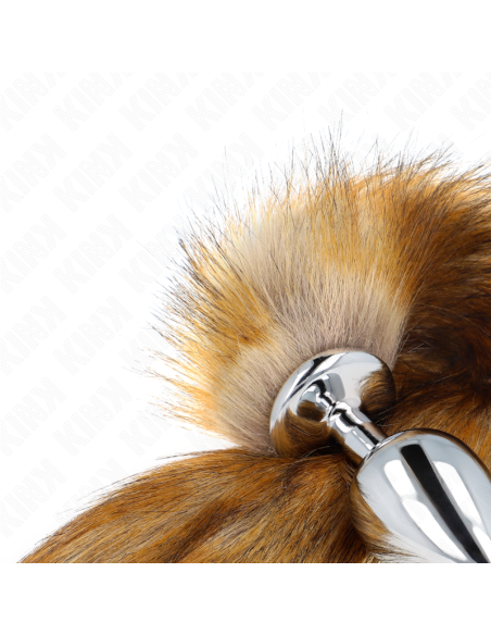KINK - ANAL PLUG SIZE L 10 X 4 CM WITH SYNTHETIC TAIL 40 CM BROWN