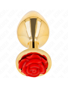 KINK - PLUG ANAL GOLD ROSE RED SIZE M 2