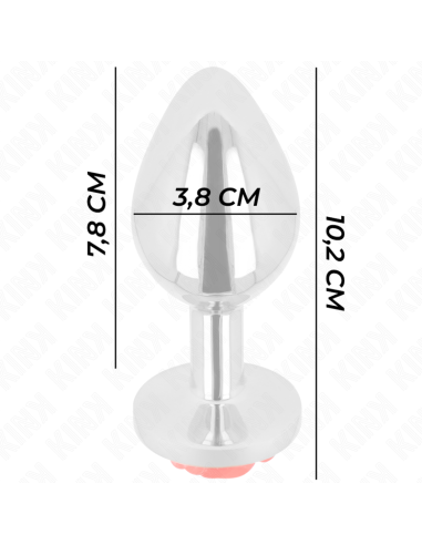 KINK - PLUG ANAL ROSE RED SIZE L