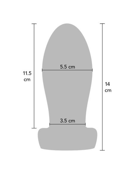 HIDDEN DESIRE - EXTREME HEAVY ANAL STRETCHER PLUG MEDIUM