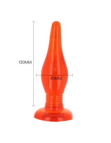 BAILE - RED SOFT TOUCH ANAL PLUG 14.2 CM