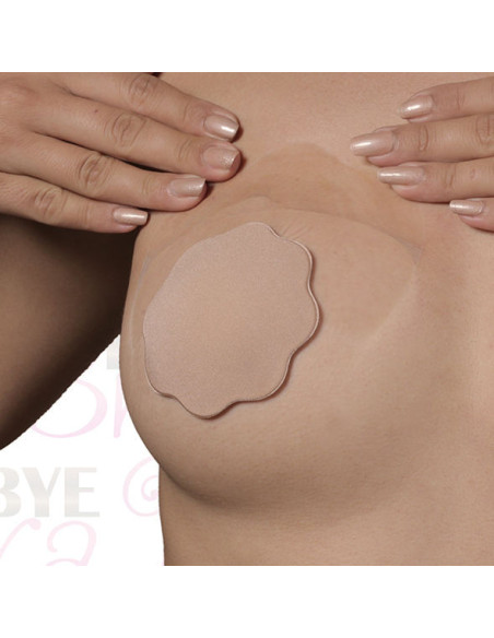 BYE-BRA - BREASTS ENHANCER NIPPLE COVERS SYLICON CUP D-F