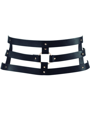 BIJOUX - INDISCRETS MAZE BELT WITH STRAP BLACK