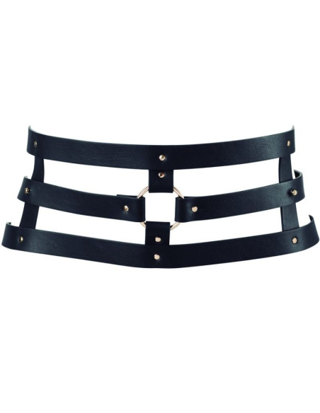 BIJOUX - INDISCRETS MAZE BELT WITH STRAP BLACK