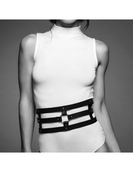 BIJOUX - INDISCRETS MAZE BELT WITH STRAP BLACK