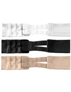 BYE-BRA - FLEXIBLE CONTOUR EXTENDERS 2 HOOKS 3 UNITS