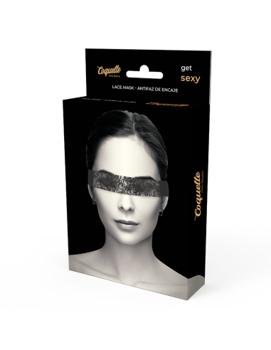 COQUETTE CHIC DESIRE - LACE MASK BLACK
