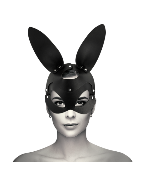 COQUETTE CHIC DESIRE - VEGAN LEATHER MASK WITH BUNNY EARS