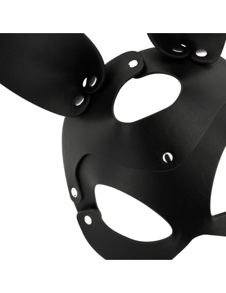 COQUETTE CHIC DESIRE - VEGAN LEATHER MASK WITH BUNNY EARS