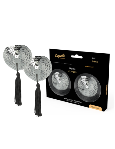 COQUETTE CHIC DESIRE - NIPPLE COVERS SILVER