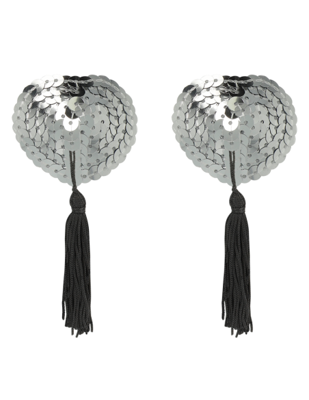 COQUETTE CHIC DESIRE - NIPPLE COVERS SILVER