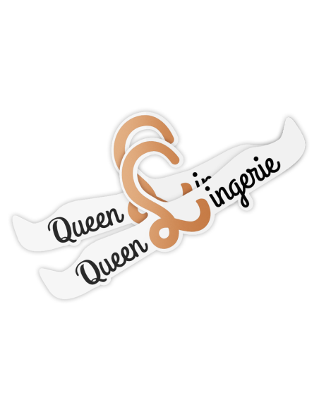QUEEN LINGERIE - APATINIŲ TRIKOTAŽO PAKABA 27,5 CM 1 VNT.