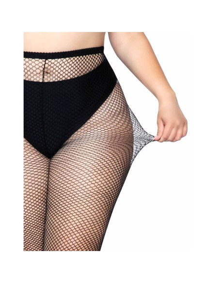 LEG AVENUE - FISHNET PANTYHOSE PLUS SIZE