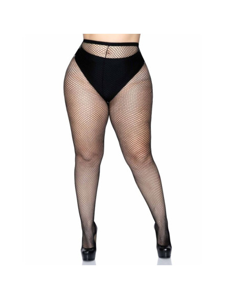 LEG AVENUE - FISHNET PANTYHOSE PLUS SIZE