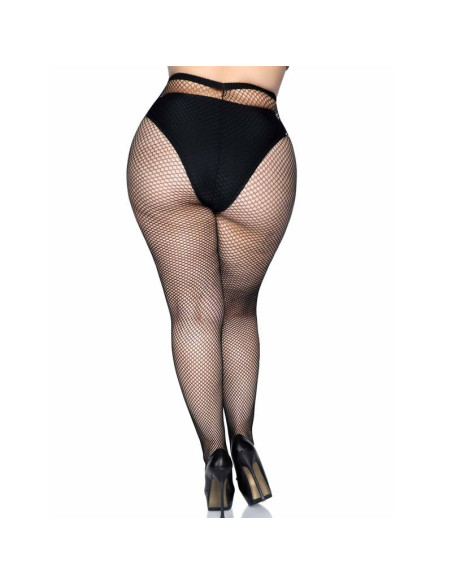 LEG AVENUE - FISHNET PANTYHOSE PLUS SIZE