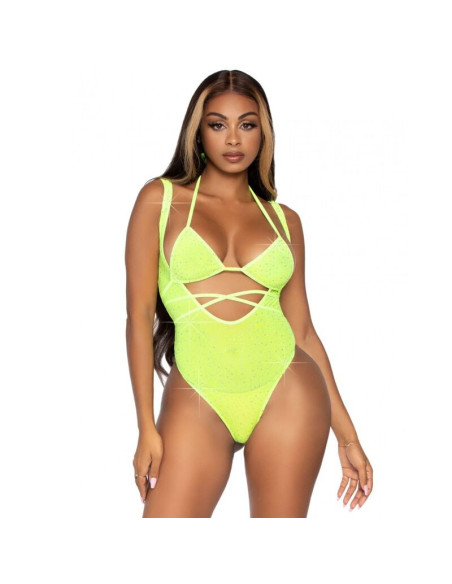 LEG AVENUE - BIKINI TOP AND BODYSUIT ONE SIZE