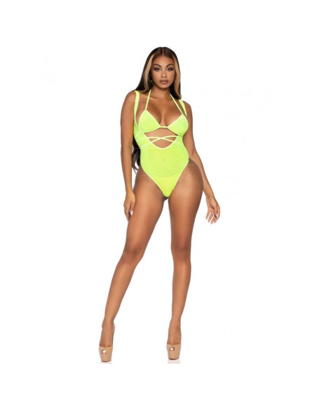 LEG AVENUE - BIKINI TOP AND BODYSUIT ONE SIZE