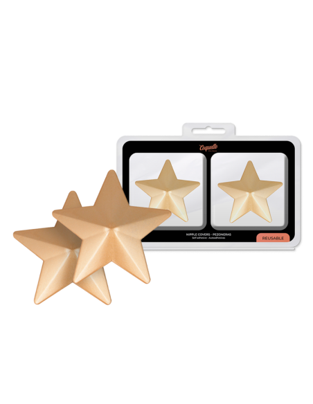 COQUETTE CHIC DESIRE - NIPPLE COVERS GOLDEN STARS
