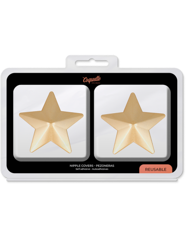 COQUETTE CHIC DESIRE - NIPPLE COVERS GOLDEN STARS