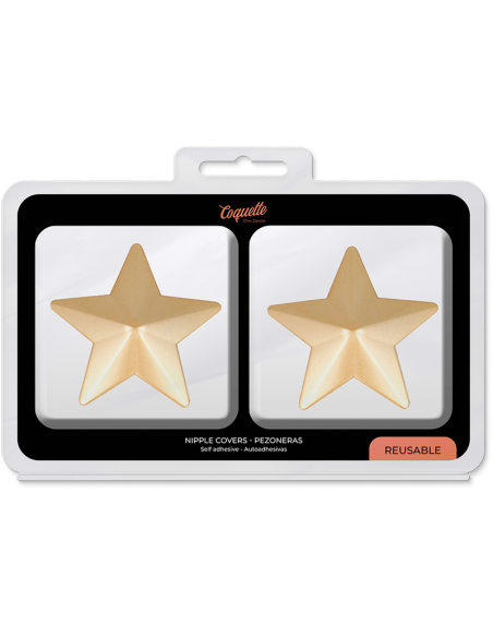 COQUETTE CHIC DESIRE - NIPPLE COVERS GOLDEN STARS