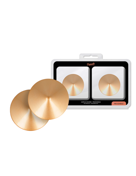COQUETTE CHIC DESIRE - NIPPLE COVERS GOLDEN CIRCLES