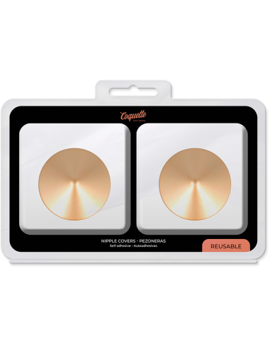 COQUETTE CHIC DESIRE - NIPPLE COVERS GOLDEN CIRCLES