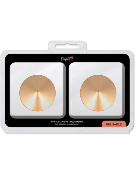 COQUETTE CHIC DESIRE - NIPPLE COVERS GOLDEN CIRCLES