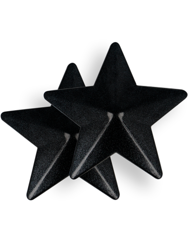 COQUETTE CHIC DESIRE - NIPPLE COVERS BLACK STARS