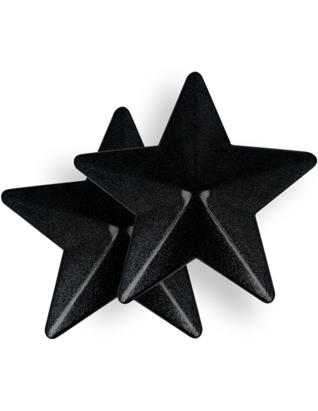 COQUETTE CHIC DESIRE - NIPPLE COVERS BLACK STARS
