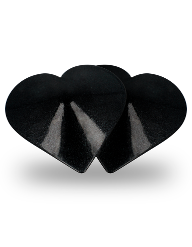 COQUETTE CHIC DESIRE - NIPPLE COVERS BLACK HEARTS