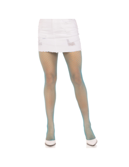 LEG AVENUE - LYCRA FISHNNET PANTYHOSE BLUE