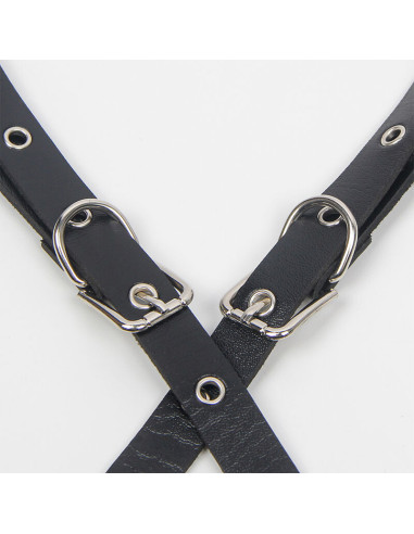 SUBBLIME - HARNESS WITH STRAPS AND CHAINDETAILS ONE SIZE