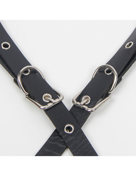 SUBBLIME - HARNESS WITH STRAPS AND CHAINDETAILS ONE SIZE