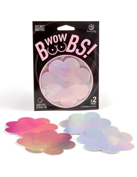 SECRET PLAY - WOW BOOBS FLOWER NIPPLE COVERS