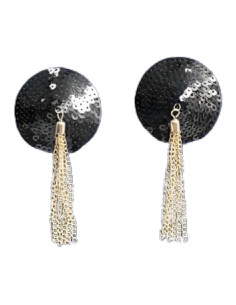 CHILIROSE - CR 4714 SPENŲ DANGLAI JUODOS 2