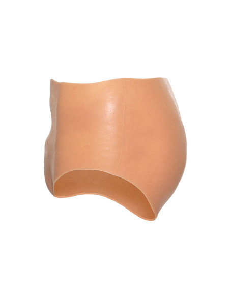 HIDDEN DESIRE - ALTER EGO OPEN VAGINA BRIEF HIGH WAIST FLESH