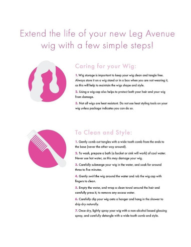 LEG AVENUE - BANGIN LONG STRAIGHT WIG BLACK