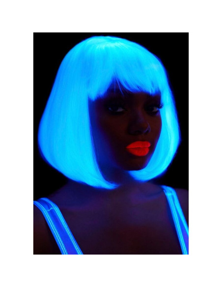 LEG AVENUE - PHOSPHORESCENT BOB CUT WIG WHITE