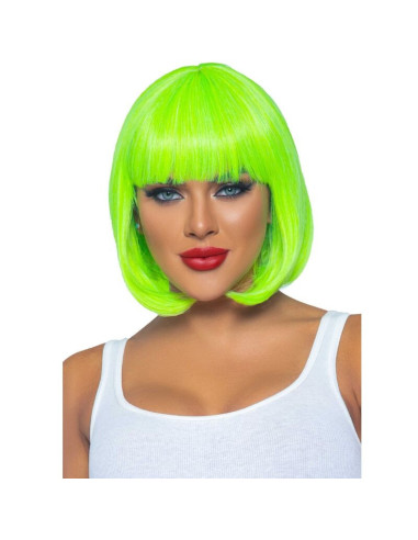 LEG AVENUE - FLUORESCENT BOB WIG NEON GREEN