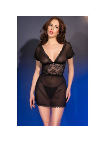 CHILIROSE - CR 4830 BABYDOLL BLACK L