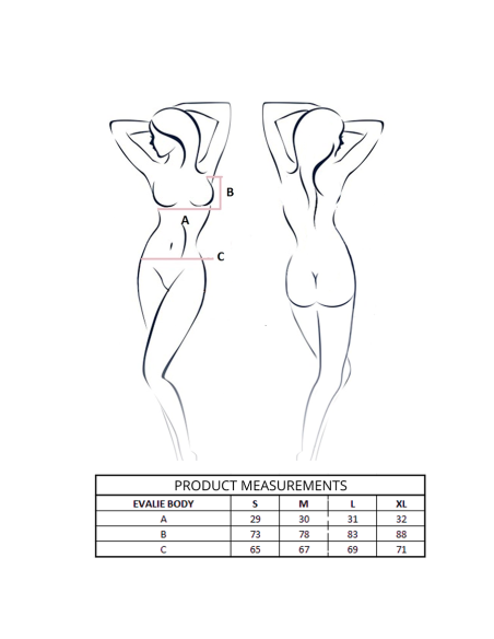 PASSION - EVALIE BODY RED S-M