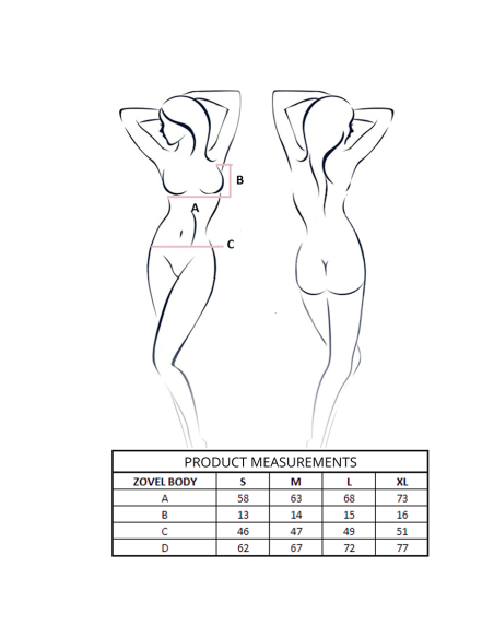 PASSION - ZOVEL BODY LIGHT PINK S-M