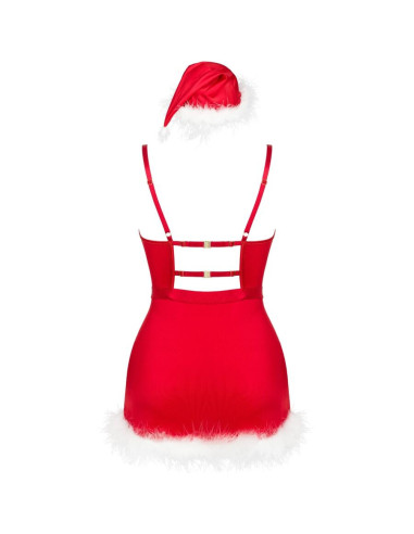 LIVCO CORSETTI FASHION - AGETHE LC 90607 CHEMISE STRINGAI CHRISTMAS HAT L-XL