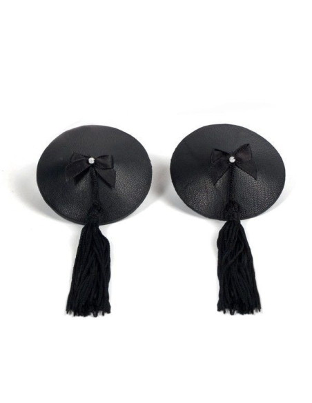 BIJOUX - BURLESQUE BLACK NIPPLE COVERS