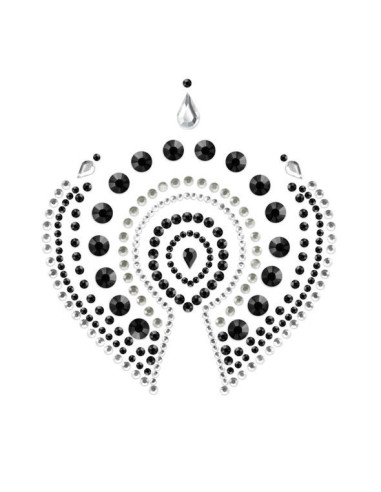 BIJOUX - INDISCRETS FLAMBOYANT BLACKand SILVER