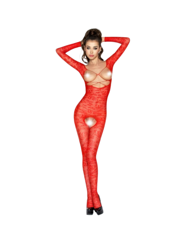 PASSION - WOMAN BS031 RED BODYSTOCKING ONE SIZE